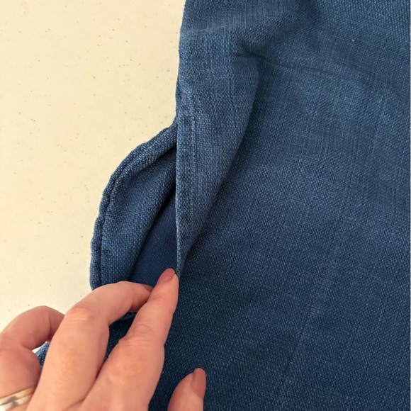 J. Jill PureJill Indigo Shift Dress Women’s Size M Tall Button Pockets 527 - Picture 9 of 10